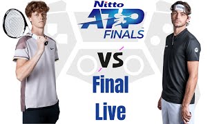 Jannik Sinner vs Taylor Fritz  Final  Nitto ATP Finals 2024 Live [upl. by Leirraj140]