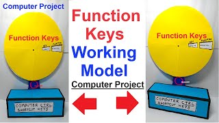 function shortcut keys working model  computer project  diy  model making  DIY pandit [upl. by Albric870]