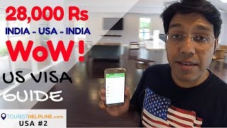 USA Visa amp Cheap return flights in 28000 Rs [upl. by Eisle600]