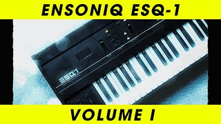 Ensoniq ESQ1 Don Solaris Soundset Vol1 Synthwave ESQ 1 [upl. by Nassah984]