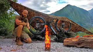 100 km Alpine River Adventure Hidden Bunkers Waterfall Swim amp Camping on Touroll J1 EBike [upl. by Hanus]