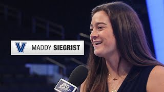 Villanovas Maddy Siegrist  BIG EAST Media Day [upl. by Akenet]