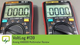 Voltlog 139  Aneng AN8009 Multimeter Review [upl. by Acimot]