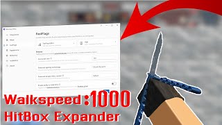 How To Use The Walkspeed Bypass And The Hitbox Expander In Roblox Arsenal Bypasses Byfron System [upl. by Zere896]