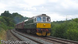 D6515 quotLt Jenny Lewis RNquot heads The Dean Forest Railway tour 27072024 [upl. by Iman230]