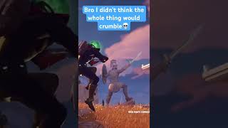 Bro disintegrated it💀fortnite gaming memes [upl. by Ardell]