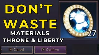 How to dissolve items efficiently in Throne and Liberty [upl. by Elda]