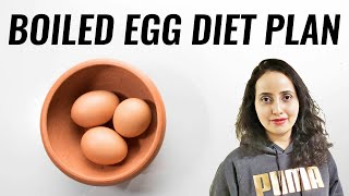 Boiled Egg Diet Lose 5Kg In 10 Days  Egg Diet For Weight Loss [upl. by Asihtal]