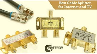 Best Cable Splitter for Internet and TV [upl. by Anidem654]