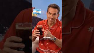 Deadpool Actors Love Drink from Argentina  Wolverine Hugh Jackman  Ryan Renolds  Fernet y Cola [upl. by Breeze24]