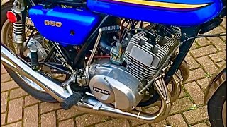 Part 2 Back from a Thrashing 1972 KAWASAKI MACH III TRIPLE 350 S2A [upl. by Limbert809]