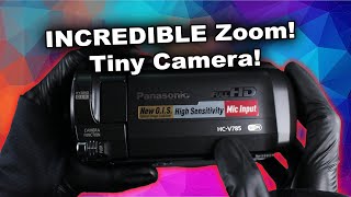 Finding a decent Camcorder in 2023  Panasonic HCV785  Unboxing Testing amp Review [upl. by Traver]