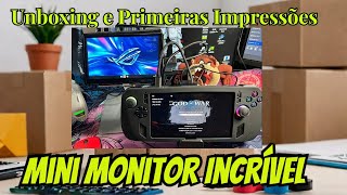 Mini Monitor portátil Unboxing e Primeiras Impressões [upl. by Darom]