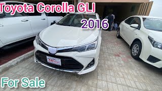 Toyota Corolla GLI  Model 2016  For Sale in Pakistan [upl. by Brig]