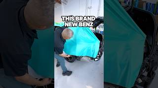 Wrapping Brand New 100000 Mercedes Benz carwrap carwrapping asmrsounds asmrvideo [upl. by Newberry]