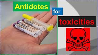 Drugs Toxicities and their Antidotes  I am Pharmacist [upl. by Salaidh32]