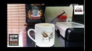 COFFEE AND TEA MACHINE Cafe DESIRE [upl. by Aenej]