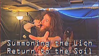 SUMMONING THE LICH  RETURN TO THE SOIL OFFICIAL VIDEO [upl. by Kciredes]