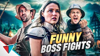 Funny boss fights in games [upl. by Wahl]