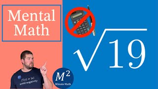 How to Calculate Square Roots without a Calculator  Mental Minute Math [upl. by Aniratak]