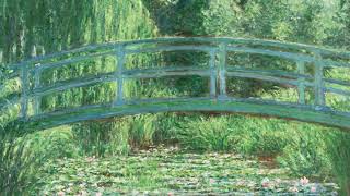 quotJapanese Footbridge and the Water Lily Pool Givernyquot by Claude Monet [upl. by Gaspar]