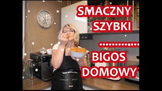 BIGOS Z KISZONEJ KAPUSTY PRZEPIS TRADYCYJNY STAROPOLSKI BŁYSKAWICZNY PYSZNY🧡💥 Nr513 [upl. by Atnek]