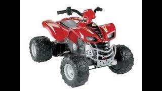 Kawasaki KFX Ninja Kids Ride On ATV In Actionwmv [upl. by Asirac]