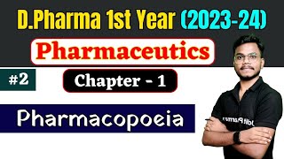 Pharmaceutics Ch1 । Pharmacopoeia  IP  BP amp USP ।DPharma 1st YearBy Mithilesh kumar [upl. by Etolas]