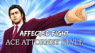 Affected Fight but its Ace Attorney  Yakuza  Like a Dragon X Phoenix Wright [upl. by Dnarud]