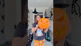 Halloween కి Pumpkin carving 🎃 minivlog shorts halloween telugu usa reels funnyshorts [upl. by Dett]