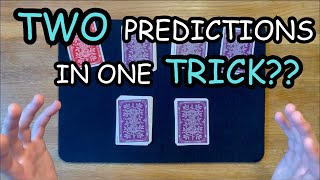 Two predictions in the same card trick [upl. by Stanford]