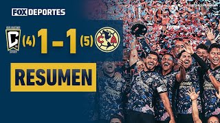 AMÉRICA SE CORONA  Columbus Crew 1 4  5 América  HIGHLIGHTS  Campeones Cup 2024 [upl. by Koeppel340]