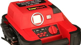 EverStart 750A Jump Starter with 120 PSI Digital Compressor Heavy Duty Clamps It is Broken Already [upl. by Latsryc]