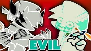 FNF CORRUPTION INVERTED COLORS EVIL BF VS BF DAY 2 [upl. by Ettena]