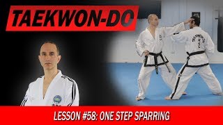 One Step Sparring Ilbo Matsogi  TaekwonDo Lesson 58 [upl. by Rosemarie]