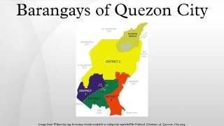 Barangays of Quezon City [upl. by Aihset254]