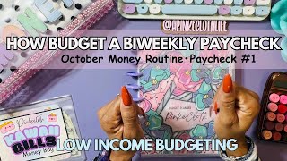 HOW TO BUDGET your BIWEEKLY PAYCHECK  BEGINNER GUIDE  Money Routine  CASH STUFFING  LOW INCOME [upl. by Teresina]