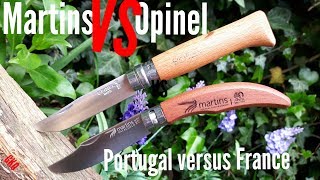 Martins VS Opinel  Folding Fury [upl. by Adihahs130]