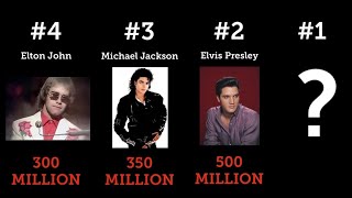 Top 50 Best Selling Music Artists Of All Time [upl. by Fugate]