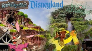 Disneyland’s Splash Mountain and Tiana’s Bayou Adventure Side By Side Comparison [upl. by Astrid]