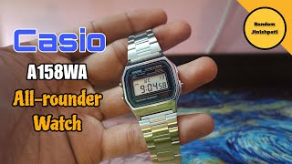 Best watch Casio ever made  Casio a158wa review [upl. by Natal]