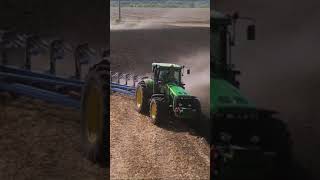 John Deere 8520 and Lemken Diamant Mastering Fieldwork Challenges [upl. by Misaq]