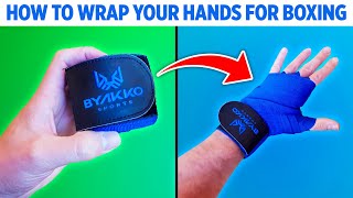 How to Wrap Your Hands For Boxing Improved Method [upl. by Sacksen420]