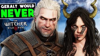 5 More Choices Geralt Would NEVER Make  Witcher 3 [upl. by Mclyman]