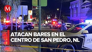 Atacan dos bares en San Pedro NL intentan incendiar uno y disparan contra otro [upl. by Darra]