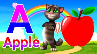 A for Apple B for Ball C for Cat D For Dog Learning Tv Phonics Song A To Z Alphabet [upl. by Akeenahs]