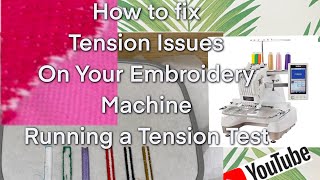 Fixing Tension Issues On Your Embroidery Machine and How to Adjust Embroidery Machine Tensions [upl. by Rolph]