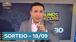 Sorteio  18092024  Mundo Record de Prêmios [upl. by Mccready]