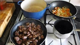 How To Cook VenisonVenison StewCasserole In Red Wine [upl. by Eldnik322]