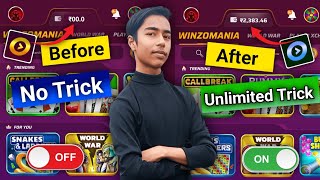 🤫Winzo में पैसा खत्म हो जाए तो Free में Game कैसे खेले  2024 Trick🥰  Winzo me free paise kaise le [upl. by Legim]